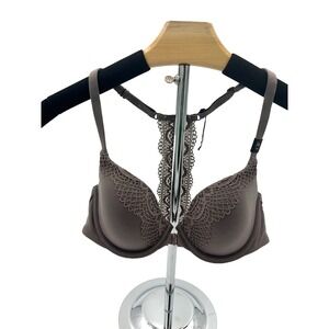 Victoria's Secret Body By Victoria‎ Racerback Demi Bra 11069180 32C Brown